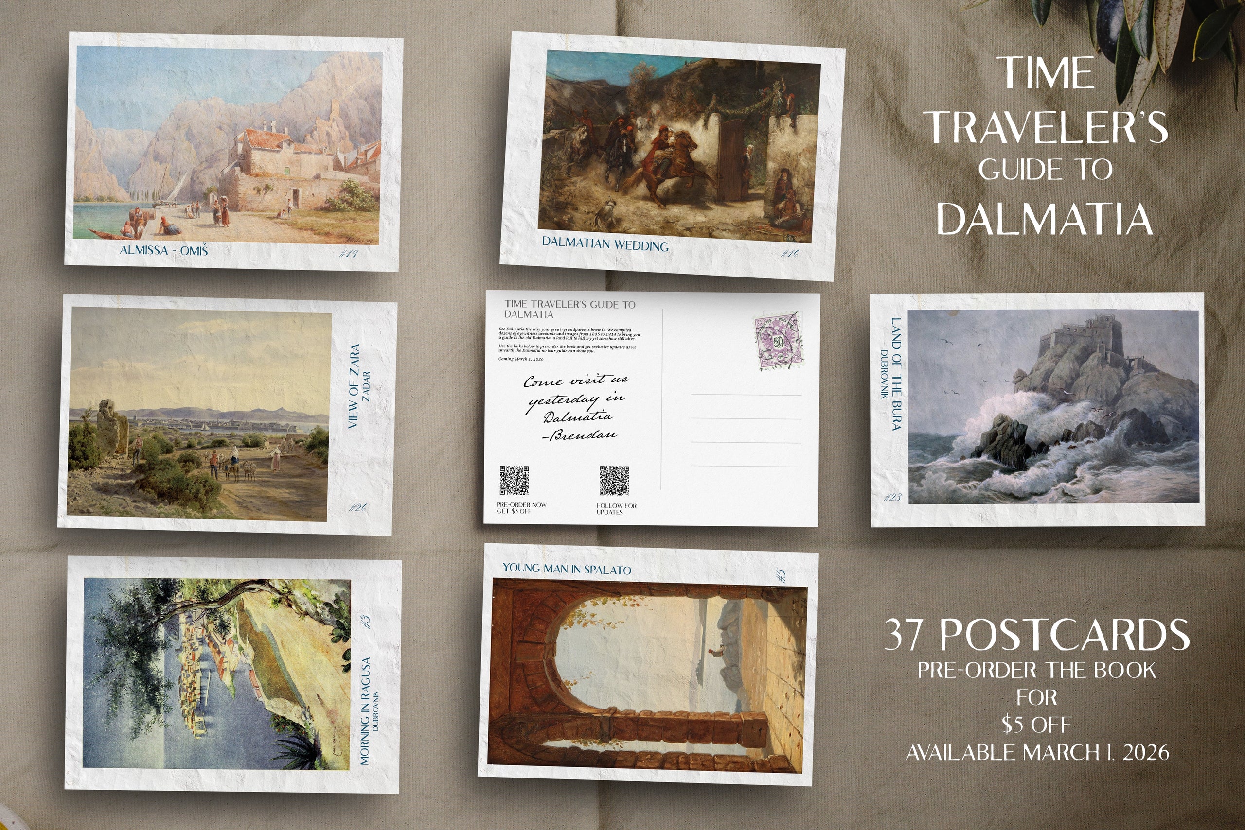 Time Travel To Dalmatia Postcards