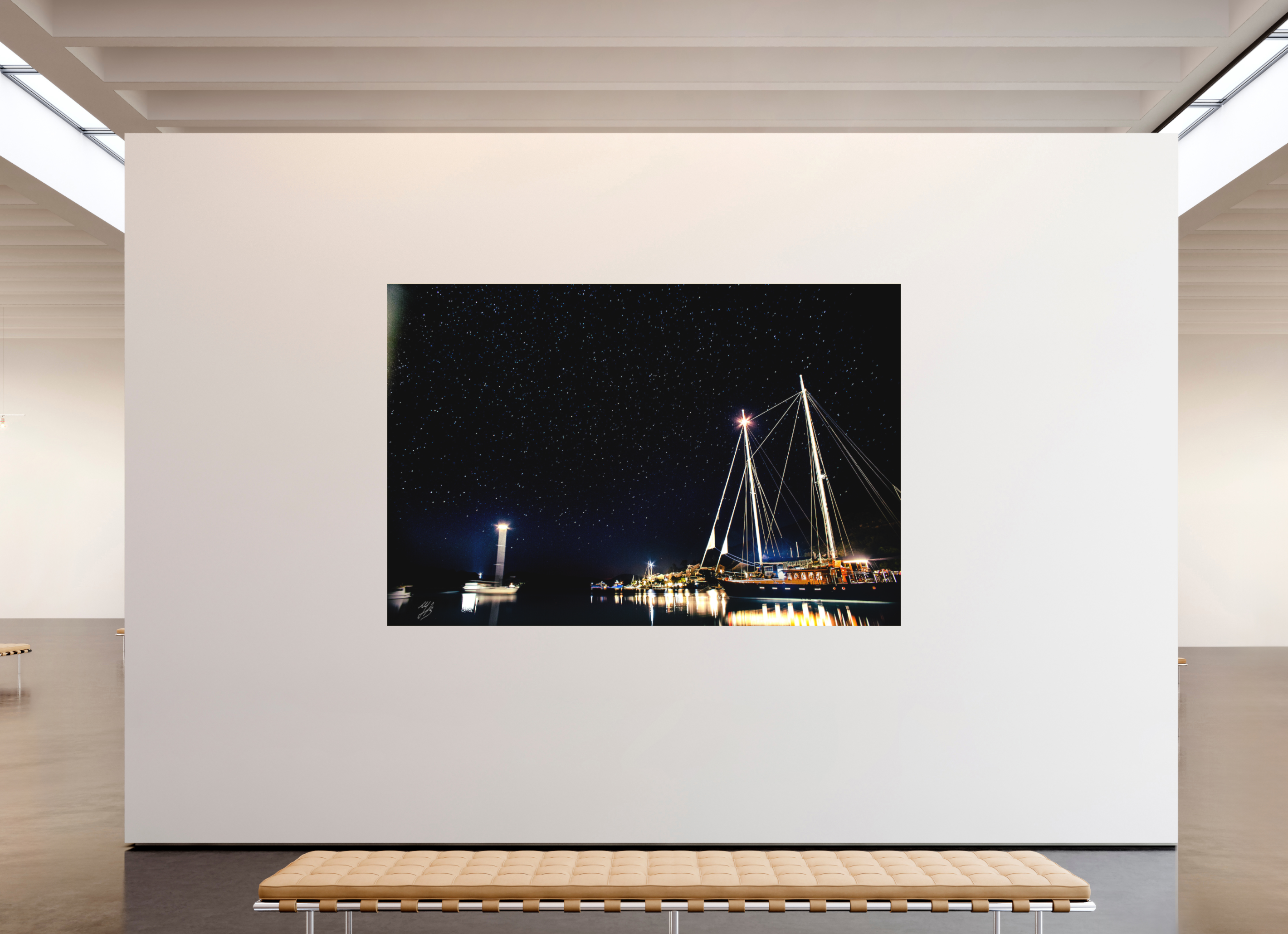 100.7 x 67″, Exclusive Signature Print Stars Over The Ruined Palace