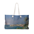 Dubrovnik Art Weekender Bag — Vintage Seaside Travel Tote