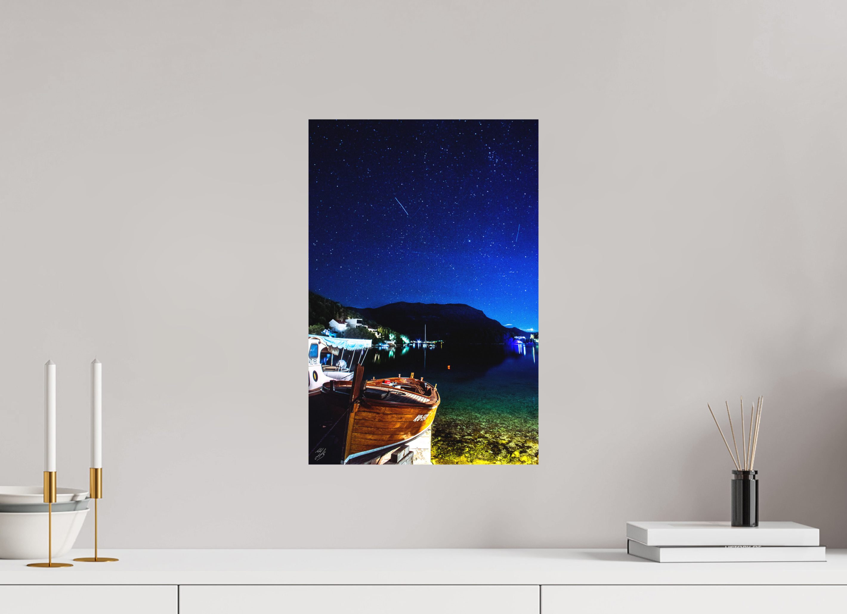 12 x 18″, Aluminum Mini Print Tears Of Saint Lawrence
