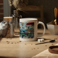Global Betterment Mug — Vintage Nautical Warfare Illustration Coffee Cup