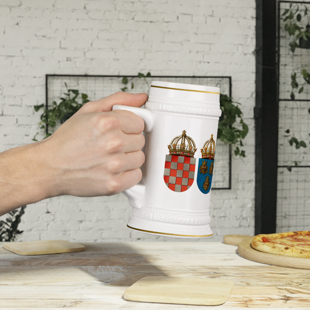 Crests Of The Coast Beer Stein