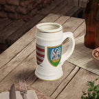Dubrovnik Noble Families Beer Stein - Sorgo, Bošković, and Ancient Ragusan arms