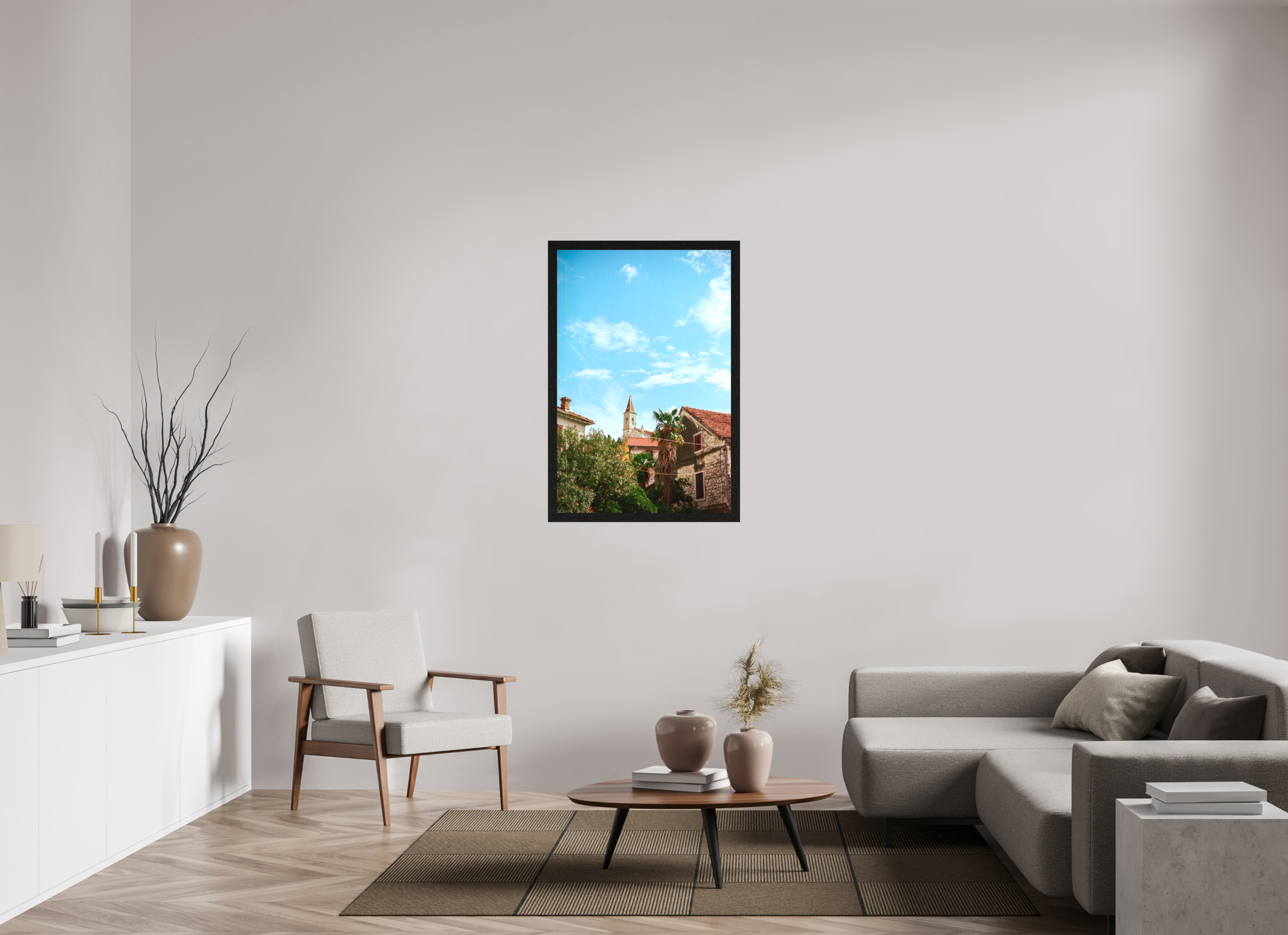 28 x 42.2″, Framed Canvas Print Metkovic
