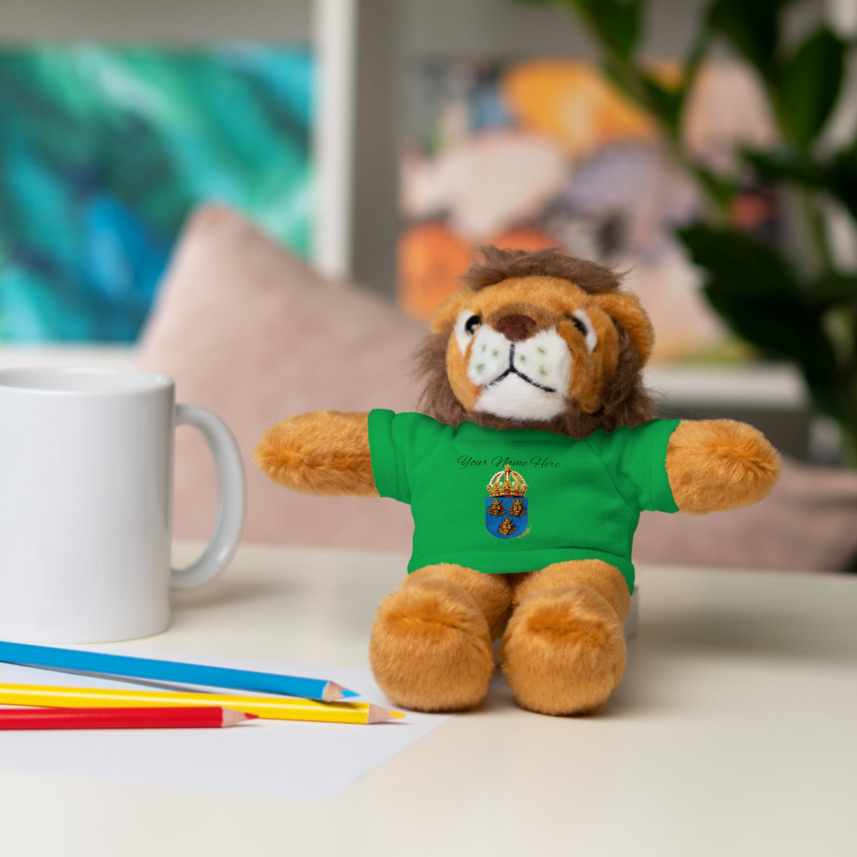 Dalmatian Lion — King of The Adriatic Plush Toy Gift for Kids & Keepsake