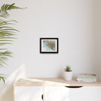 1914 Dalmatia, Bosnia, and Herzegovina Map Matte Canvas With Frame