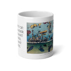Global Betterment Mug — Vintage Nautical Warfare Illustration Coffee Cup