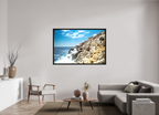 64.6 x 43″, Framed Canvas Print Cave Of Odysseus On Mljet