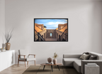 64.6 x 43″, Framed Canvas Print Lazareto, Dubrovnik