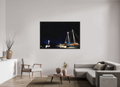 64.6 x 43″, Framed Canvas Print Stars Over The Ruined Palace